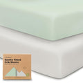 KeaBabies 2-Pack Organic Crib Sheets by KeaBabies