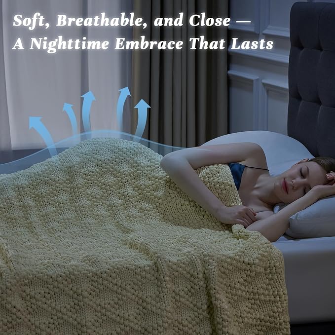 Anysay Knitted Weighted Blanket - Image 3