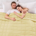 King Size Weighted Blanket for Adults Cooling Heavy Blanket for Sleeping by yescool
