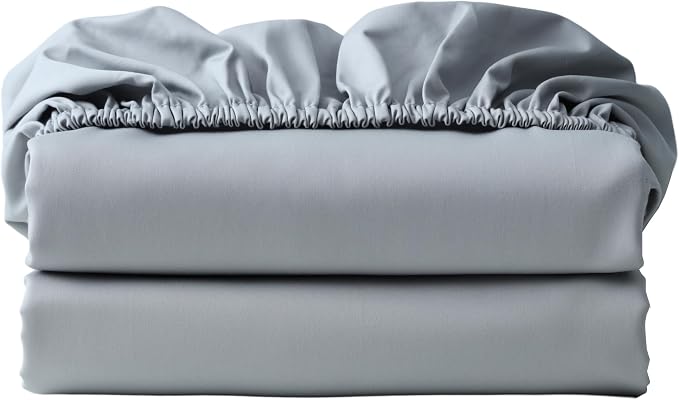 2-Pack 100% Egyptian Cotton Fitted Sheet TwinXL Size, 600 Thread Count Cotton by ZaizaiHome