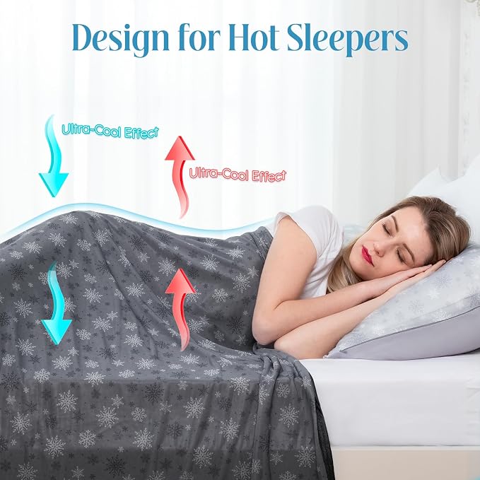 OIGAE Cooling Blanket for Hot Sleepers - Image 2