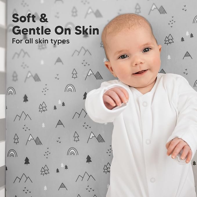 KeaBabies 2-Pack Organic Crib Sheets - Image 4