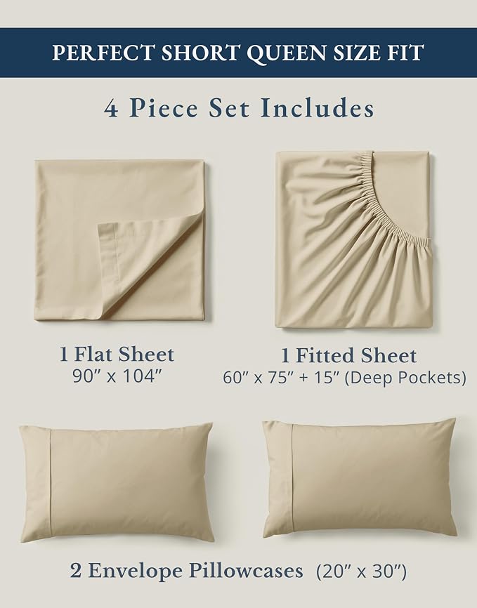 LANE LINEN RV Queen Sheets Set - Image 4