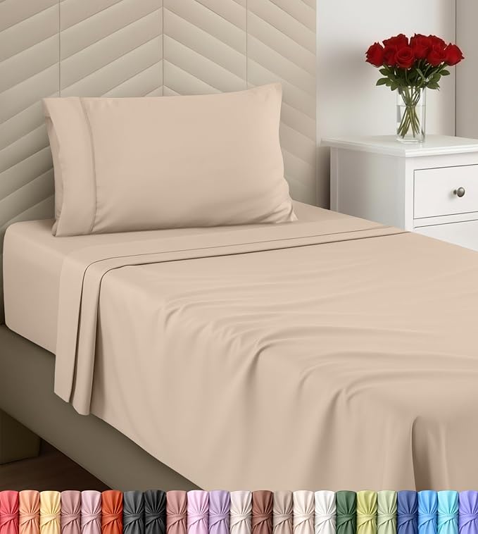 Utopia Bedding Twin Size 3 Piece Sheet Set by UTOPIABEDDING
