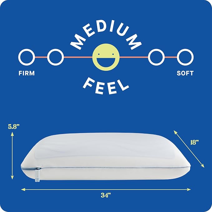 Sealy Dreamlife King Size Memory Foam Cooling Pillow - Image 3