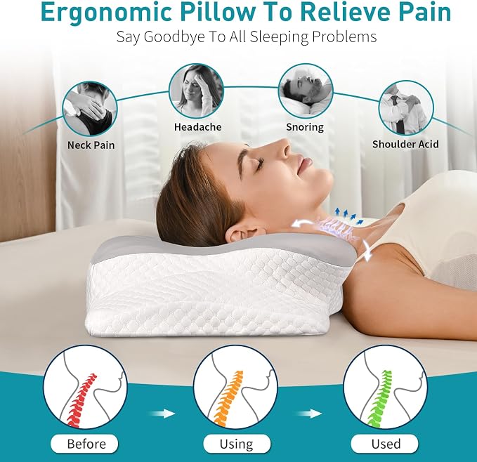 Cervical Neck Pillow for Pain Relief - Image 2