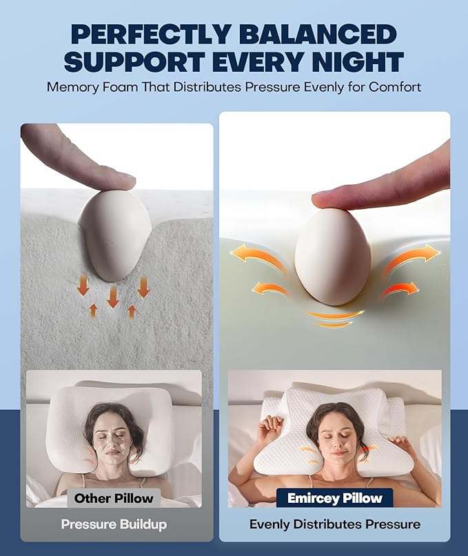 Sleep Doctor Approved Cervical Neck Pillow - Image 5