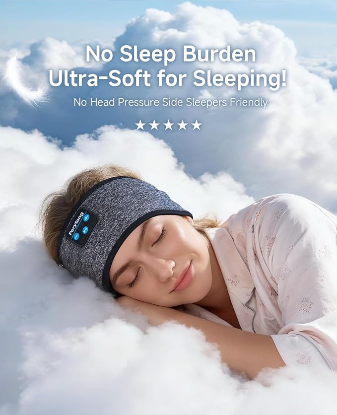 Perytong Sleep Headphones Wireless, Air Travel, Meditation - Image 2