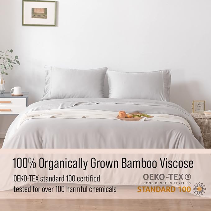 Bella Coterie | Luxury Bamboo Viscose Standard Size Pillowcase Set | 100% - Image 4