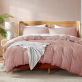 Nestl Blush Pink Duvet Cover Queen Size by Nestl