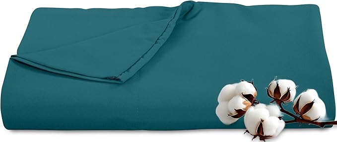 Royale Linens 300 Thread Count 100% Long Staple Combed Cotton Flat Sheet by ROYALELINENS