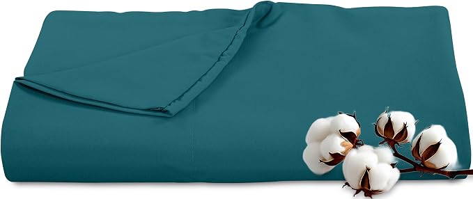 Royale Linens 300 Thread Count 100% Long Staple Combed Cotton Flat Sheet by ROYALELINENS