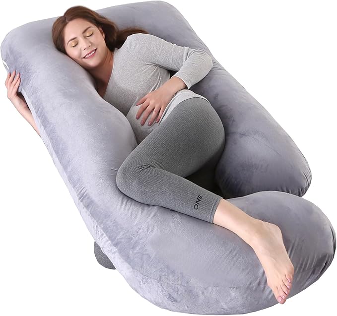 U-Shaped Full Body Pillow for Adults, Maternity Pregnancy Pillow by Unknown