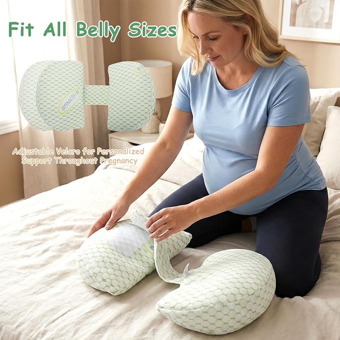 Pregnancy Pillows for Sleeping, Pregnancy Wedge Pillow for Side Sleeping - Image 3