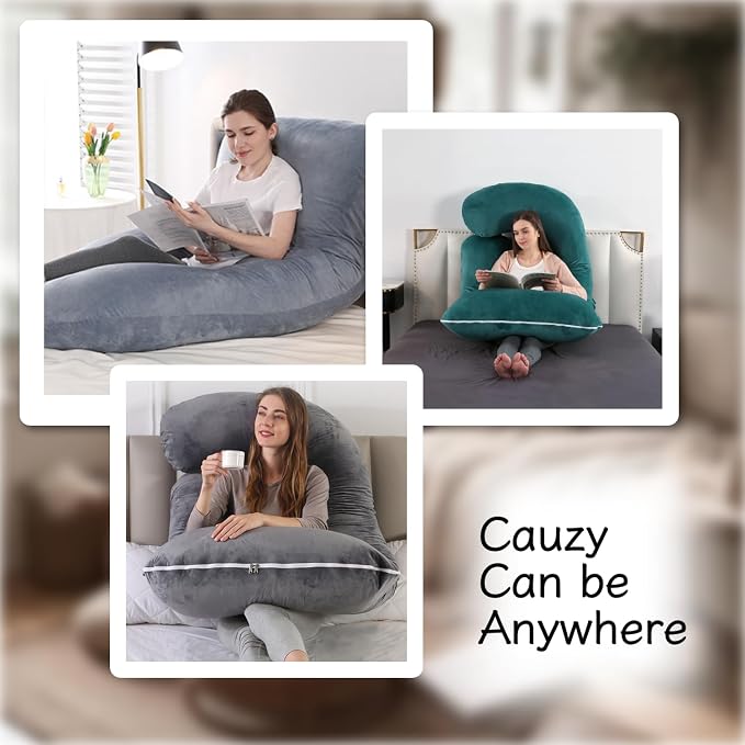 ALLOPERA Pregnancy Pillow, Full Body Maternity Pillow 57 inch, - Image 7