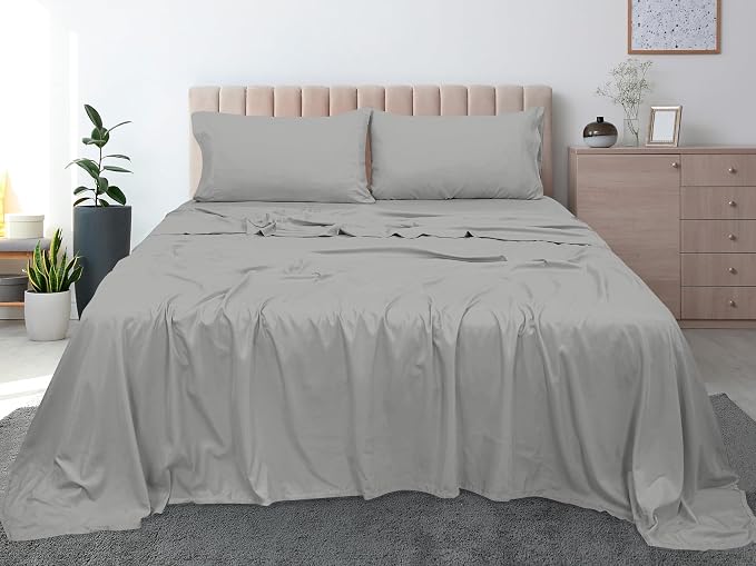 Royale Linens 300 Thread Count 100% Long Staple Combed Cotton Flat Sheet - Image 9