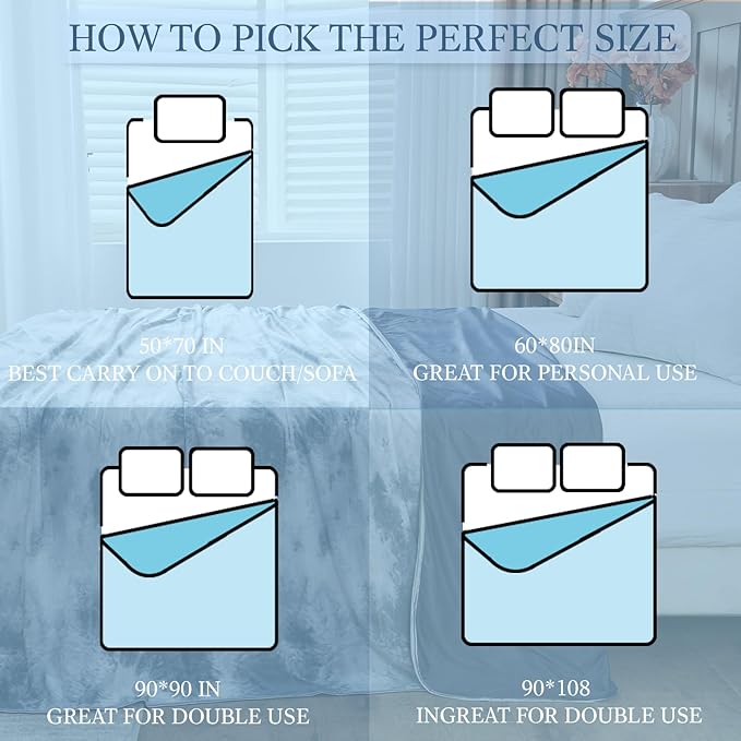 Cooling Blanket Throw Size for Hot Sleepers Ultra Lightweight & Breathable - Image 7