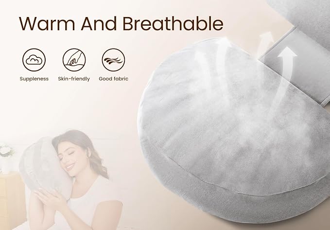 Pregnancy Pillow for Sleeping Memory Foam Pillow for Side Sleeper, Maternity - Image 3