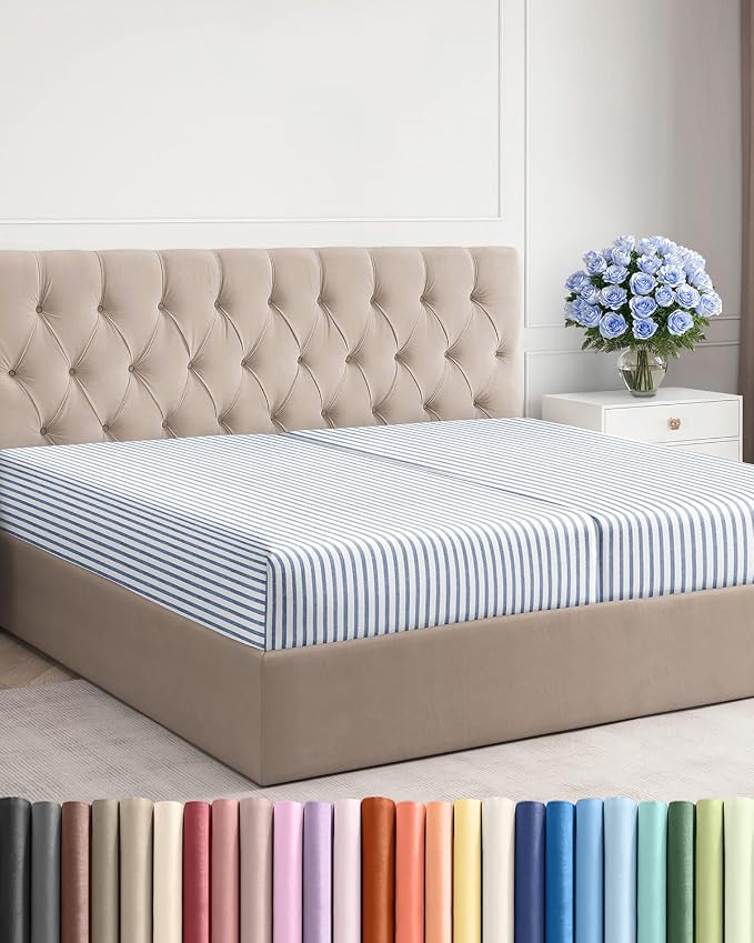Split King Fitted Bed Sheet by CGKUnlimited