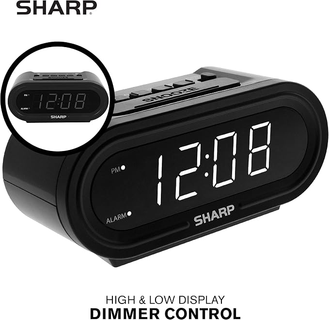 Sharp Digital Alarm with AccuSet - Image 4
