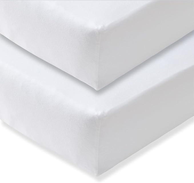 Burt's Bees Baby Essential Organic Cotton Fitted Crib Sheet, Breathable by BurtsBeesBaby