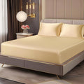 BEDELITE Satin Fitted Sheet and Pillowcase Set, Luxury Soft Similar to Silk by BEDELITE