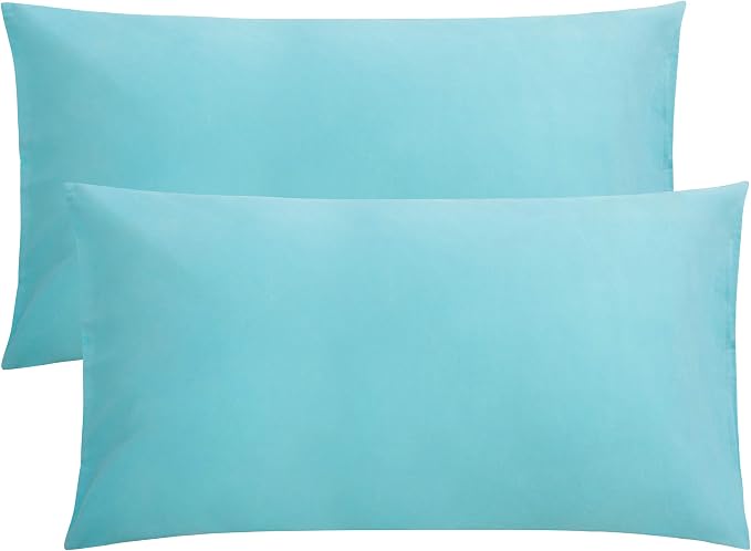 FLXXIE King Pillow Cases Set of 2, Soft Microfiber Pillow Covers by FLXXIE