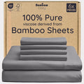 Bambaw 100% Viscose Derived from Bamboo Sheets King Size Set – 6pcs Deep Pocket by Bambaw