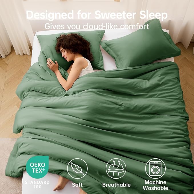 MUXHOMO Full Comforter Sets, All Season Ultra Soft Down Alternative Bedding - Image 2