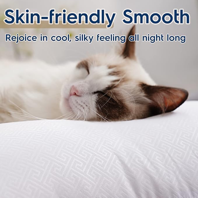 viewstar Bed Pillows Different Sizes Set of 2, Hotel Quality Cooling Down - Image 6