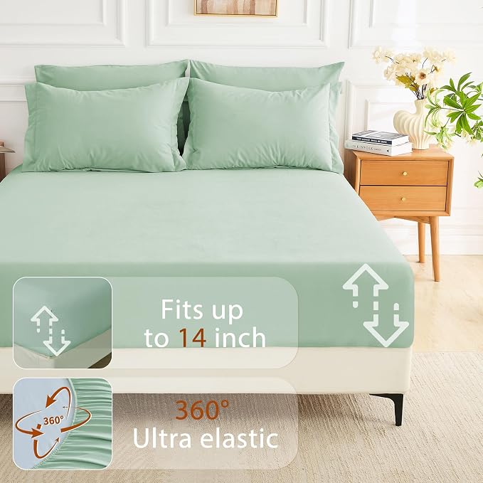 MUXHOMO 5 Pieces Twin Comforter Set, Soft Bed in a Bag Twin Size, All Season - Image 6