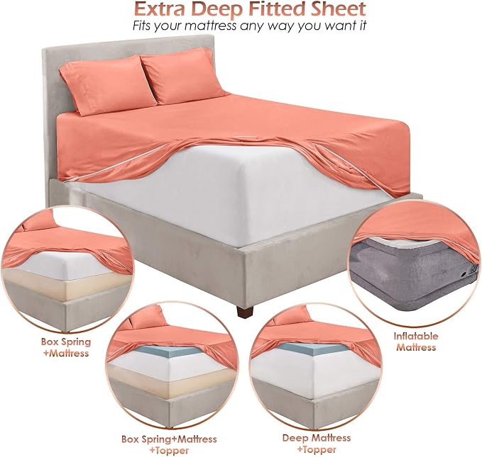 Hearth & Harbor Extra Deep Pocket Sheets - Image 6