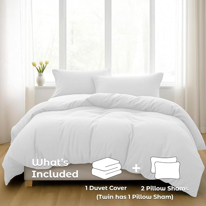 Pure Bedding Duvet Cover Twin/Twin XL Size - Image 2