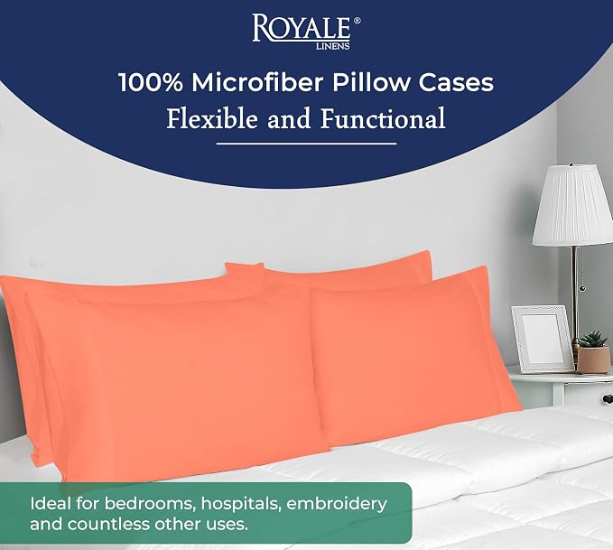 Royale Linens Queen Pillowcase Set of 2 - Image 6