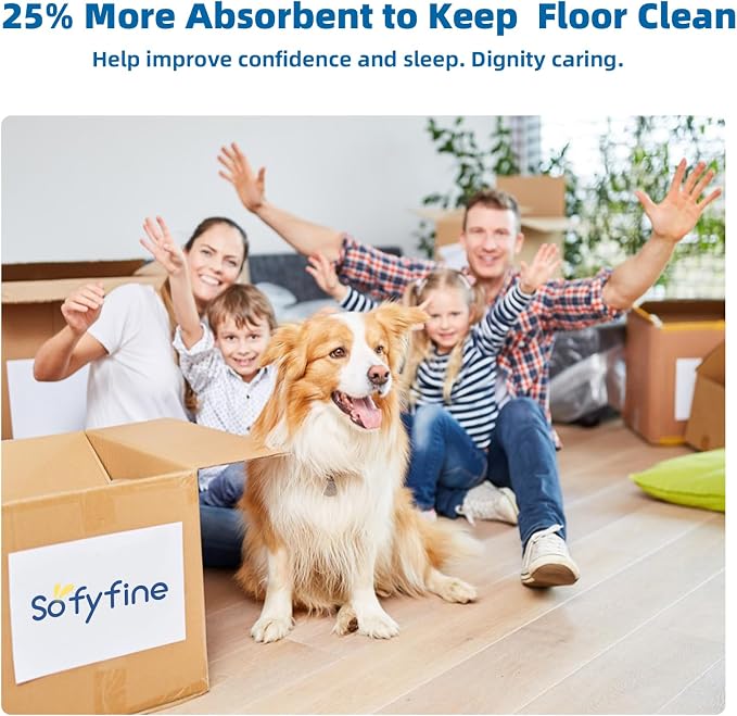 SOFYFINE Disposable Bed Pads 30" x 36" Adult Incontinence Underpads, Heavy Duty - Image 5