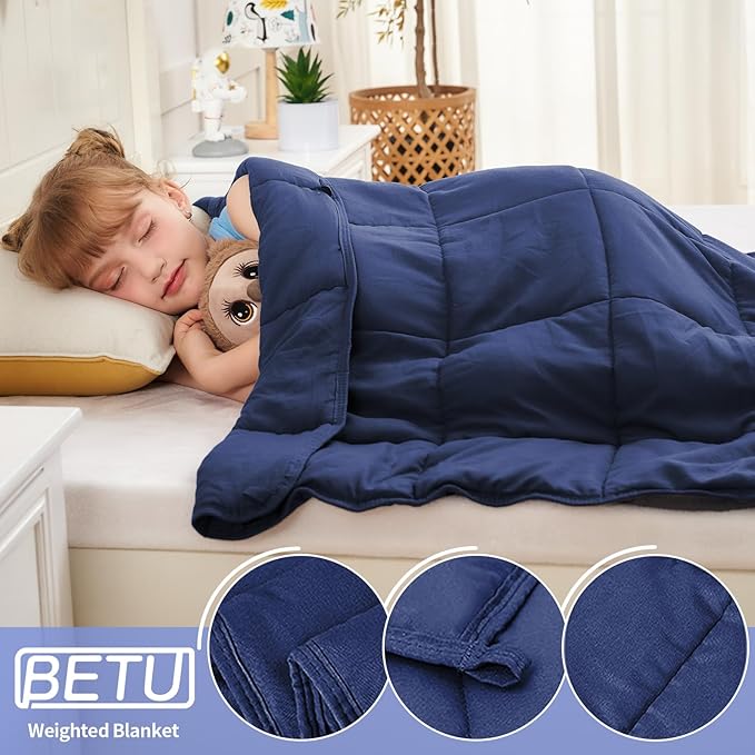 Weighted Blanket Kids 5lbs, Cooling Heavy Throw Blanket - Image 5