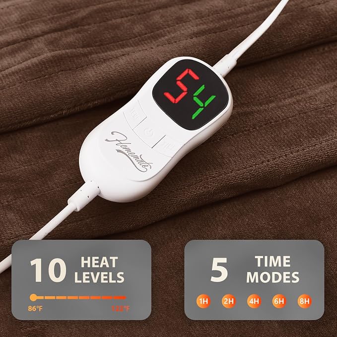 Homemate Electric Heated Blanket Queen Size - Image 4