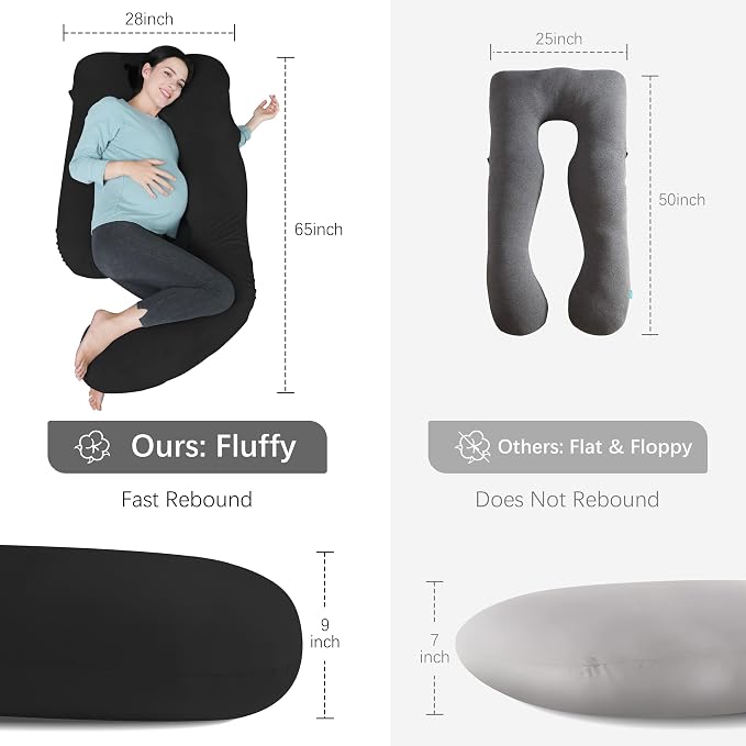 MOON PARK Pregnancy Pillows for Sleeping - Image 7