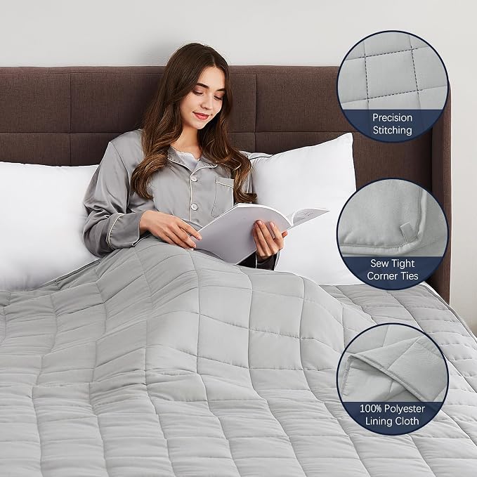 CuteKing Weighted Blanket for Adults: Weighted Blanket - Image 6
