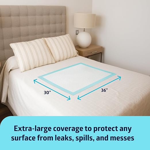 Medline Bed Pads Disposable Adult, Heavy Duty Chux Pads, Incontinence Bed Pads - Image 2