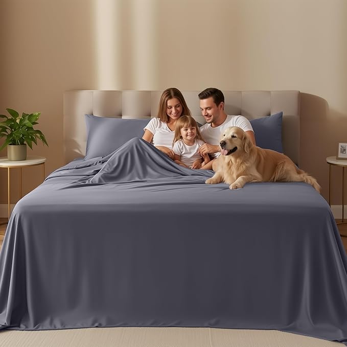 Utopia Bedding Full Sheet Set – 4 Piece Bed Sheets - Image 2