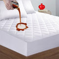 Quilted Fitted Twin Mattress Pad Cover, Waterproof Mattress Protector, Deep by SafeandSound
