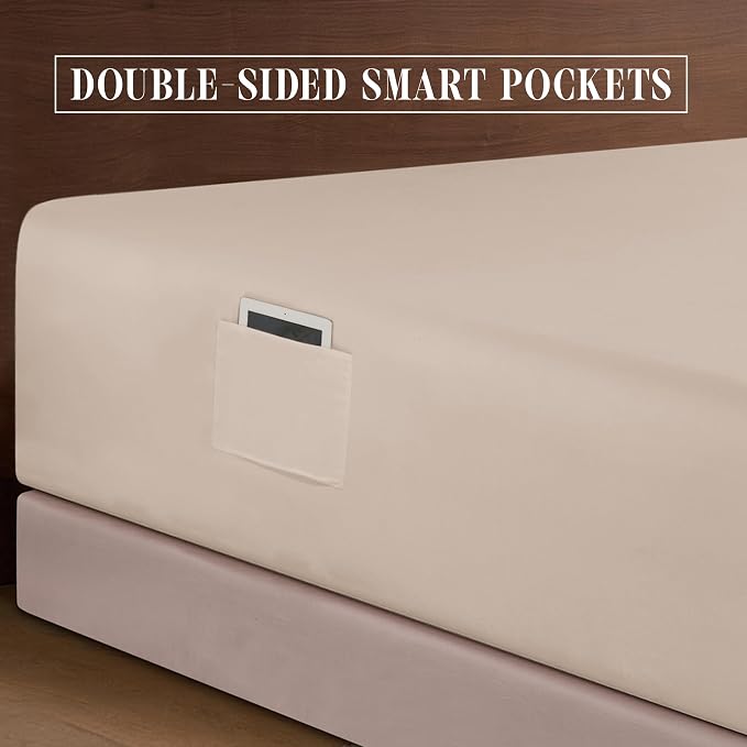 Elegant Comfort Luxurious 1500 Premium Hotel Quality Microfiber 4-Piece Sheet - Image 5