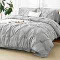 CozyLux California King Comforter Set Light Grey by CozyLux