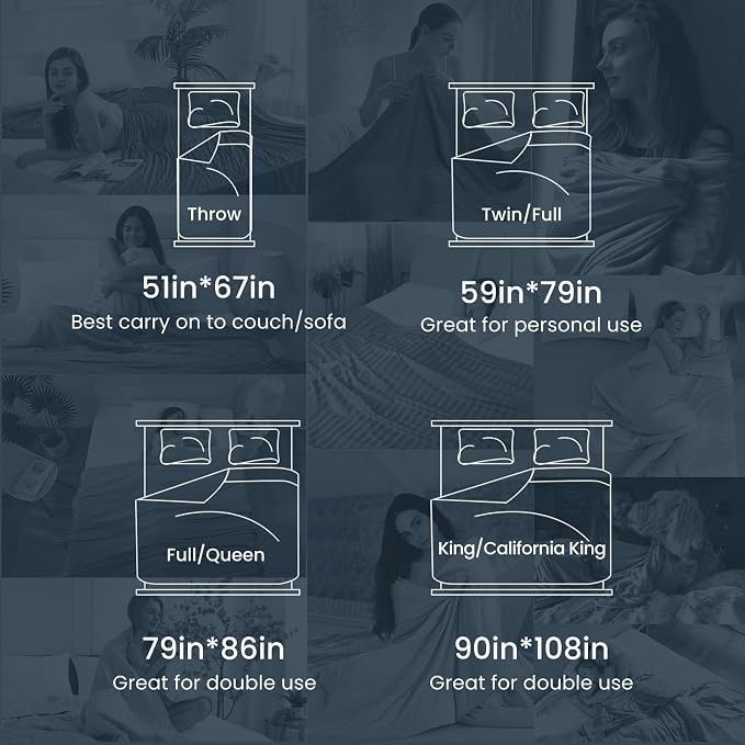 Elegear Revolutionary Cooling Blanket King, Absorbs Heat to Keep Body Cool - Image 8