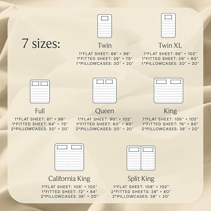 LuxClub 4 PC Full Size Sheet Set Deep Pockets 18" Wrinkle Free Cooling Sheets - Image 4