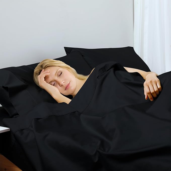 Cotton Full Flat Sheet Only, 600 Thread Count 100% Egyptian Cotton Top Sheet - Image 5