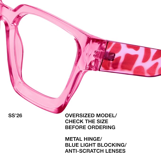 livho Oversized Eyewear Frame for Woman and Men - Image 3