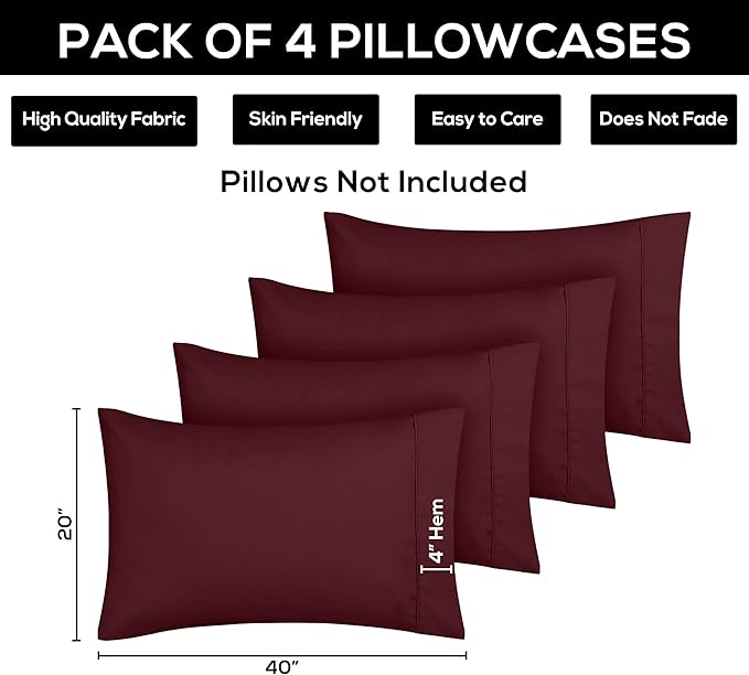 Utopia Bedding King Pillow Cases - Image 3