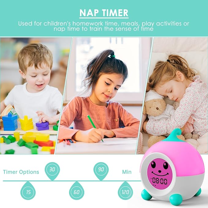 iHoo Ok to Wake Kids Alarm Clock, Toddler Sleep Training Clock - Image 8